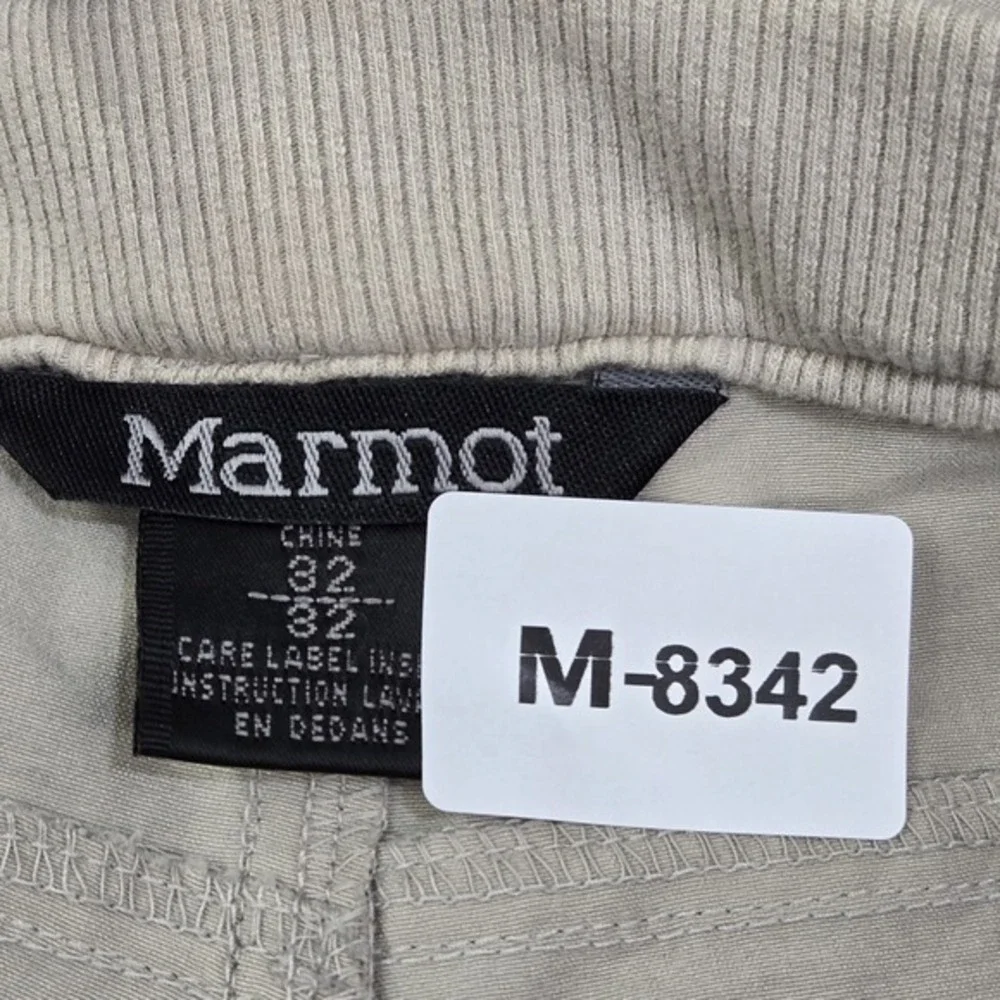 Marmot Women Pants 32 Brown Elastane Nylon Back Pocket Embroidery 30